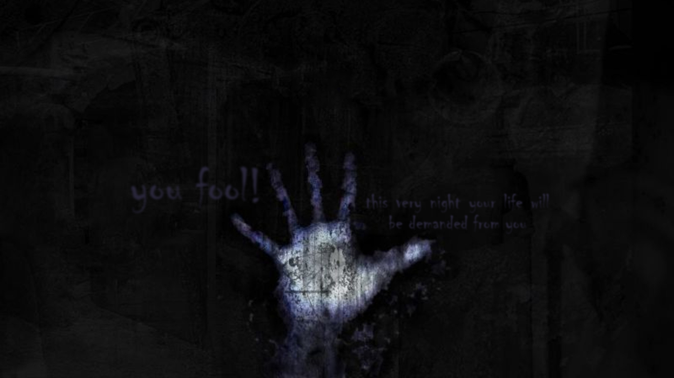 you fool this very night your life will be demanded from you christian wallpaper_1366x768