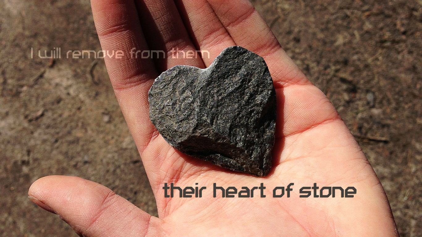 I will remove from them their heart of stone christian wallpaper_1366x768