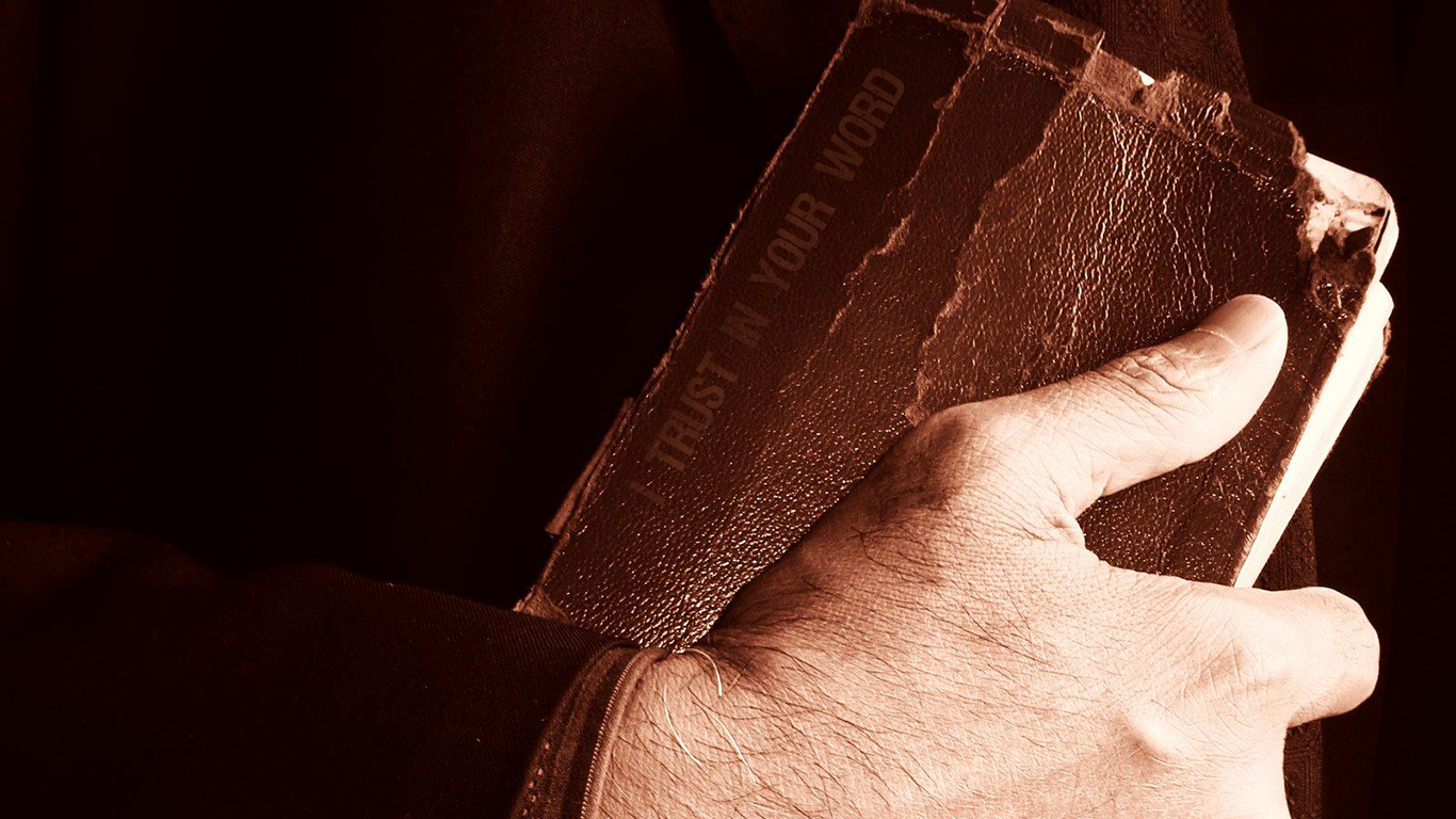 I trust in your word bible christian wallpaper_1366x768