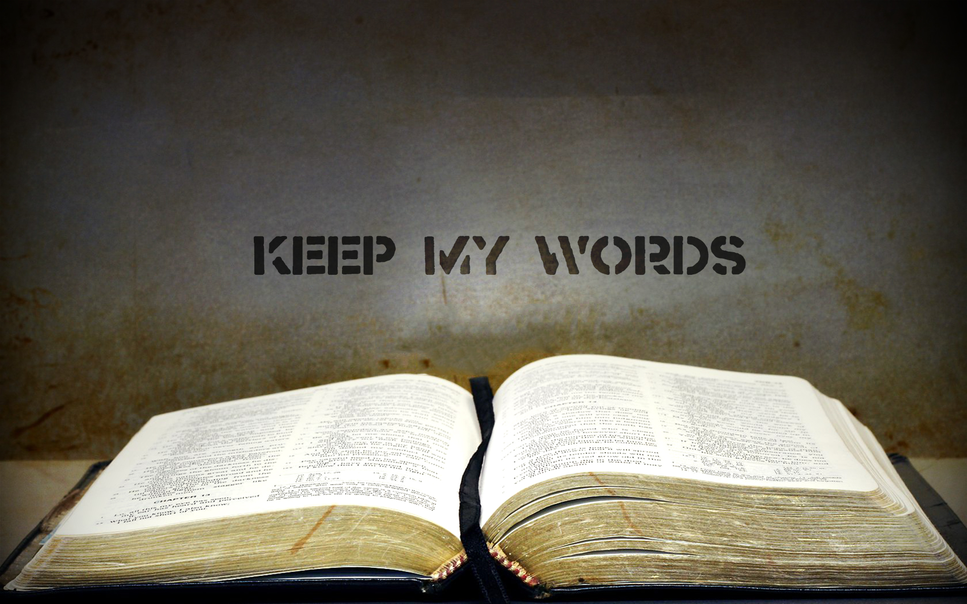 Keep My Words! Christian Wallpapers