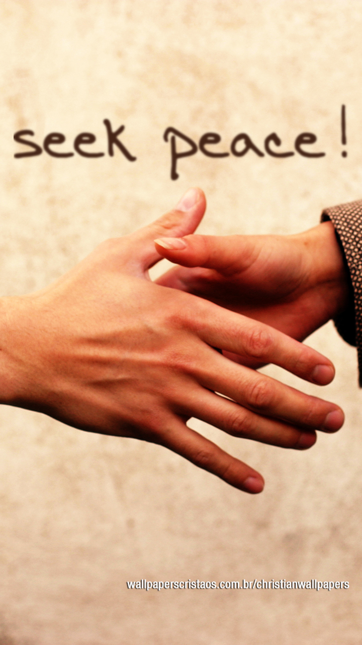 Seek Peace! | Christian Wallpapers